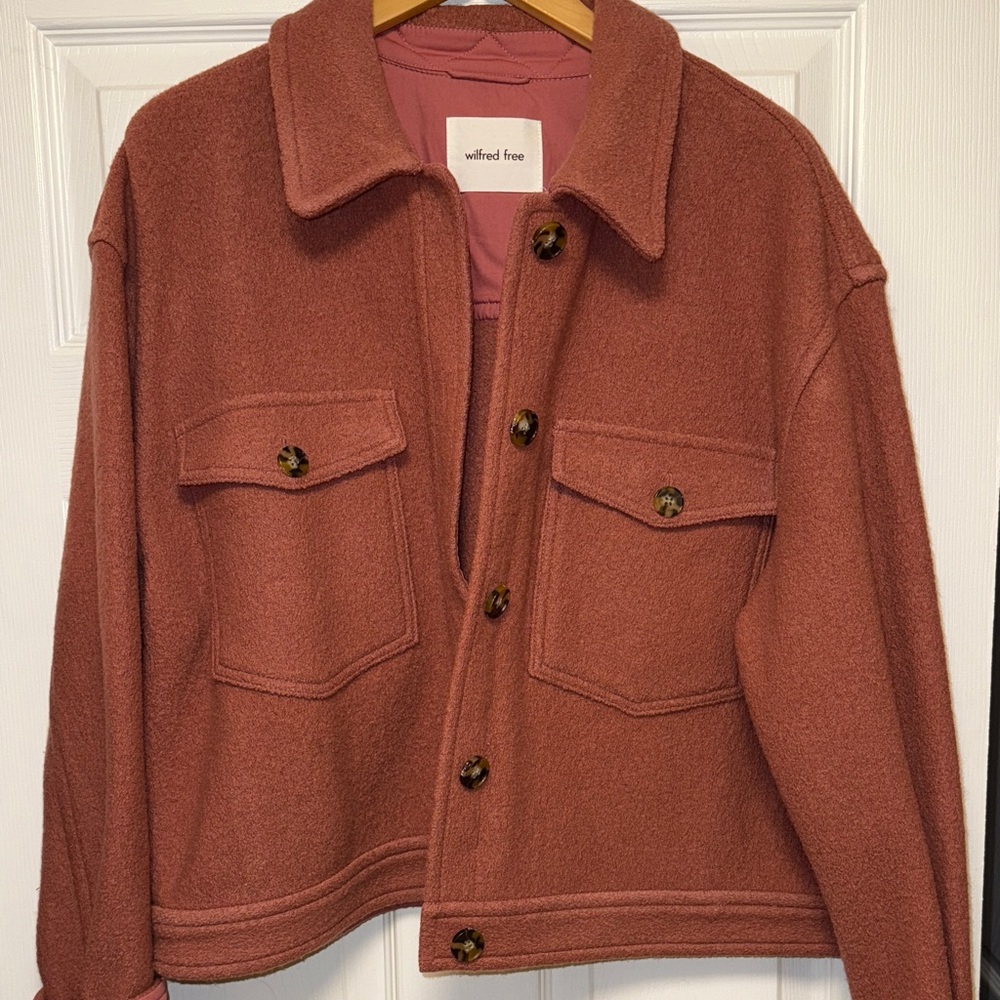 Wilfred Women's Terracotta Utility Jacket